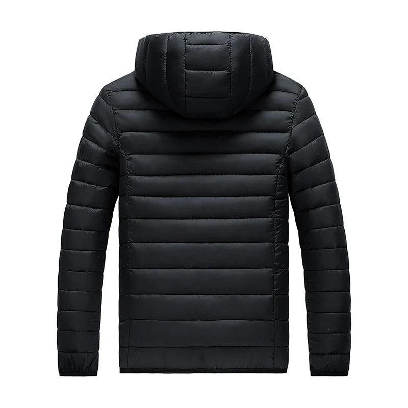 Doudoune randonnée automne hiver pour homme vue de dos
