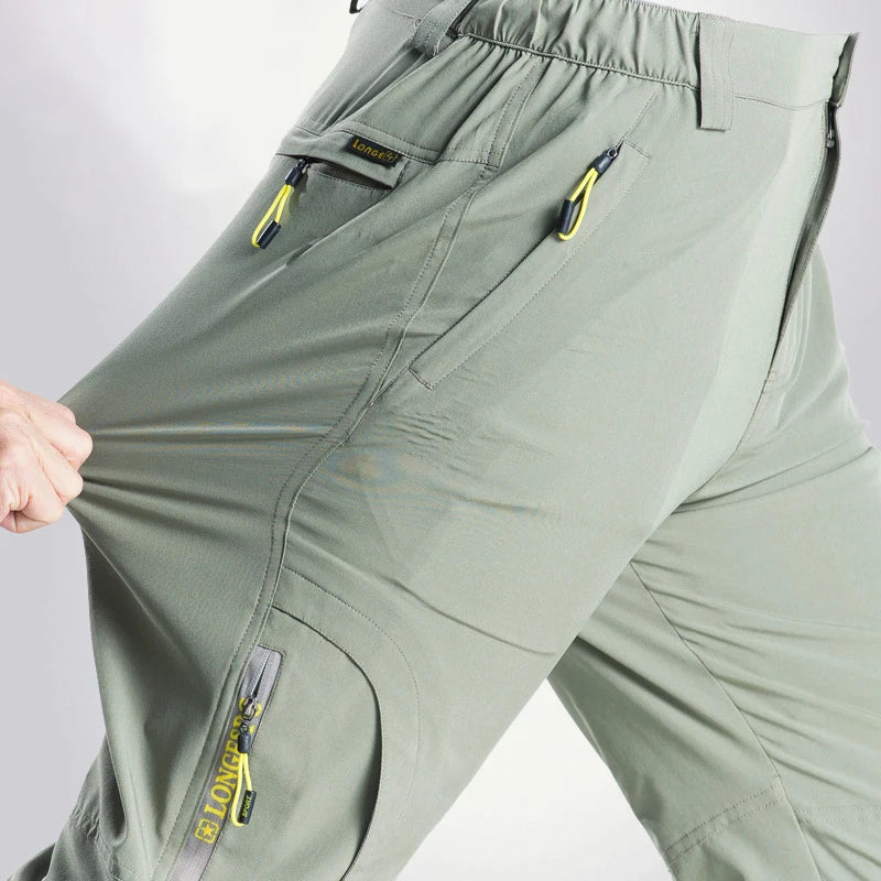 Pantalon de randonnée pour homme avec ceinture élastique