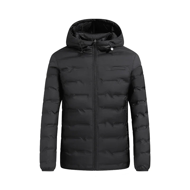 Doudoune en duvet de canard blanc pour homme noir