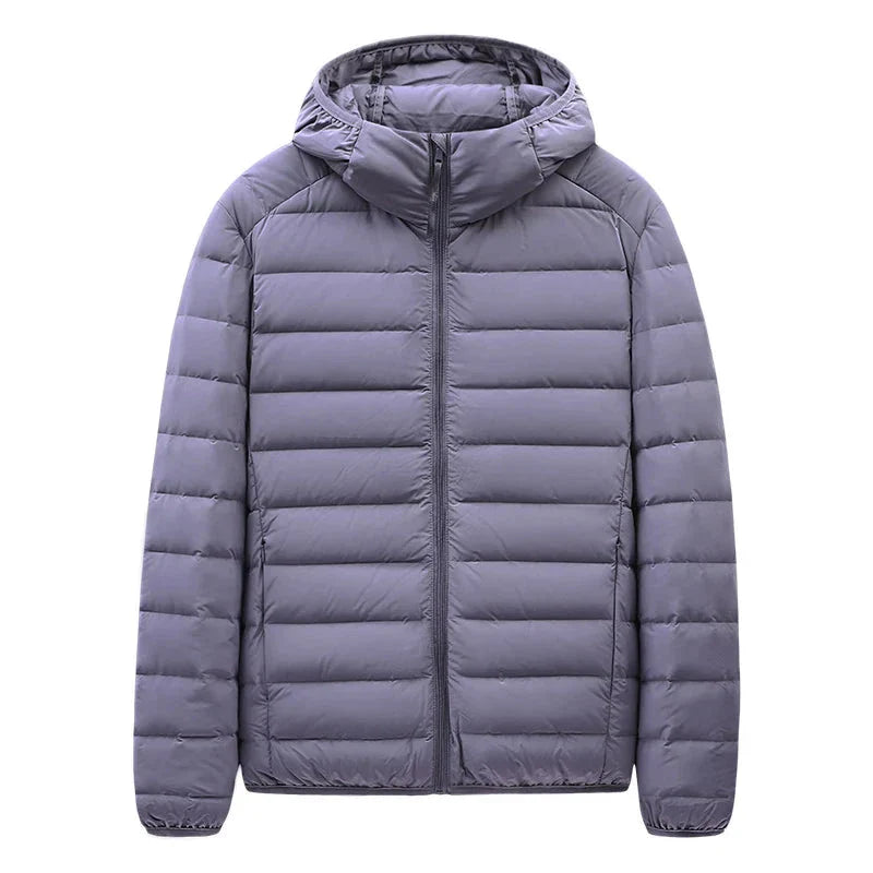 Doudoune de Randonnée Imperméable gris