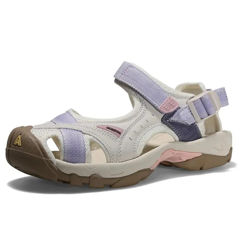 Sandales randonnée camping pour femmes violet