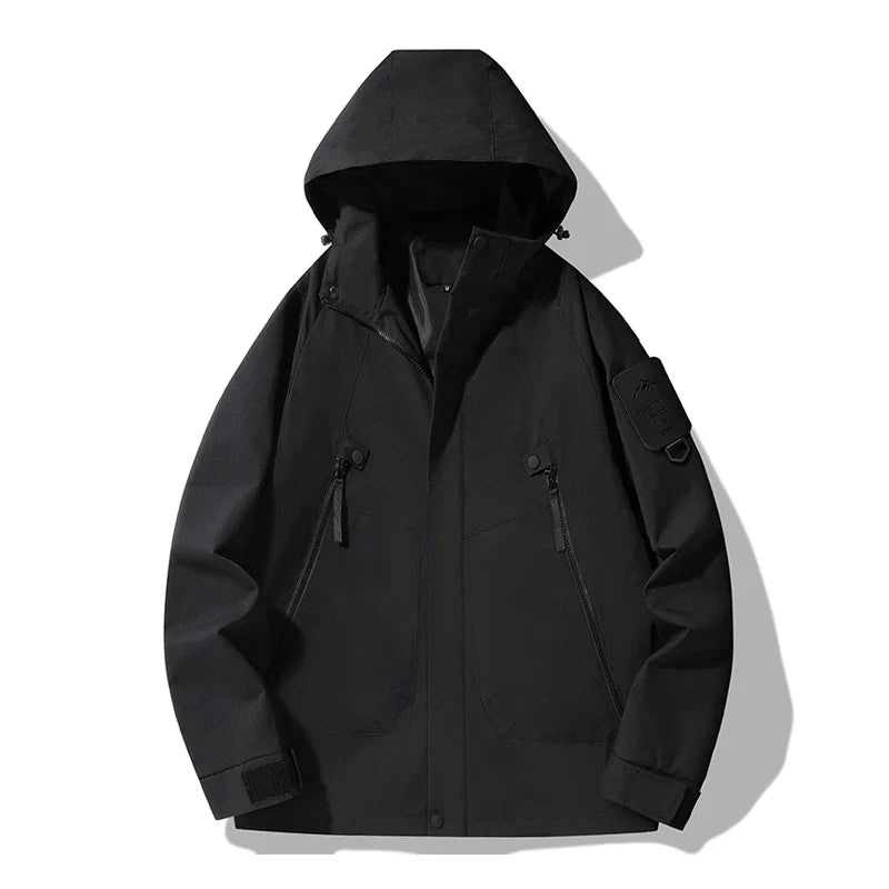 Veste randonnée et ski imperméable noir