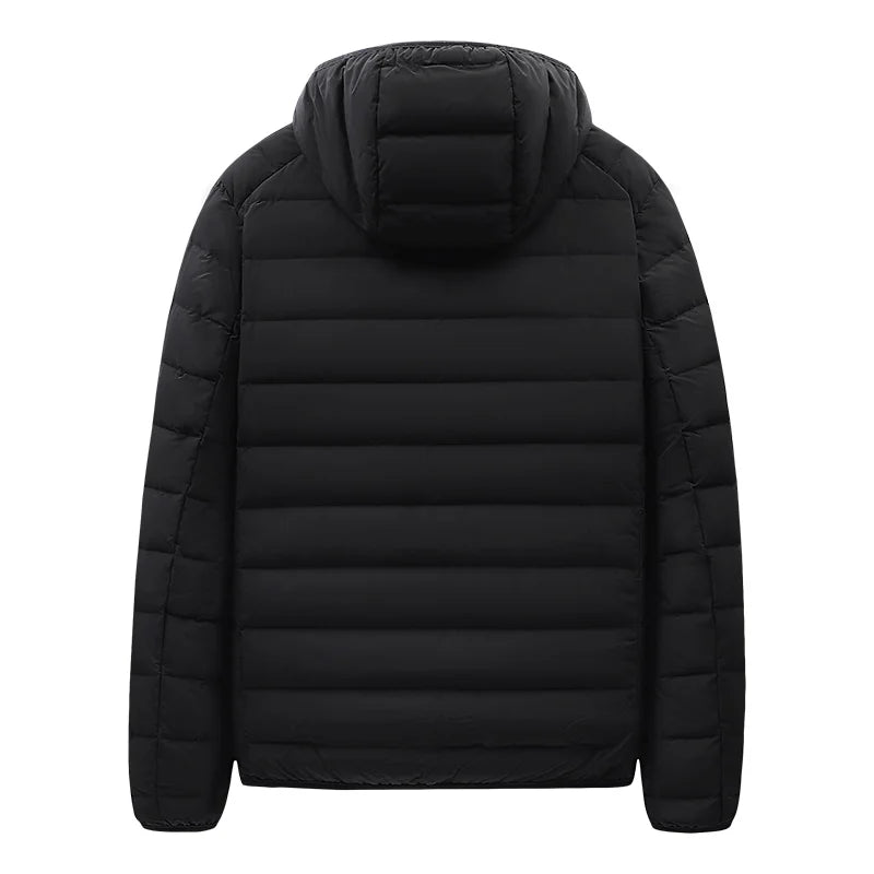 Doudoune de Randonnée Imperméable vue de dos