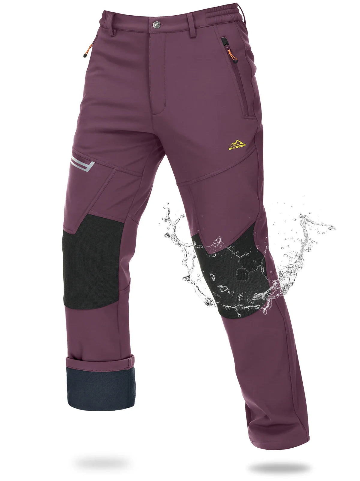 Pantalon Randonnée Homme Softshell Imperméable – Chaleur & Protection Outdoor - ThermoFlex - Esprit Rando