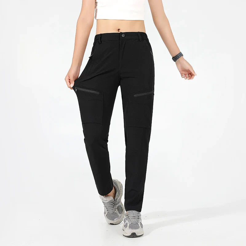 Pantalon Randonnée Femme Léger, Déperlant & Séchage Rapide - Cargo Pants - Esprit Rando