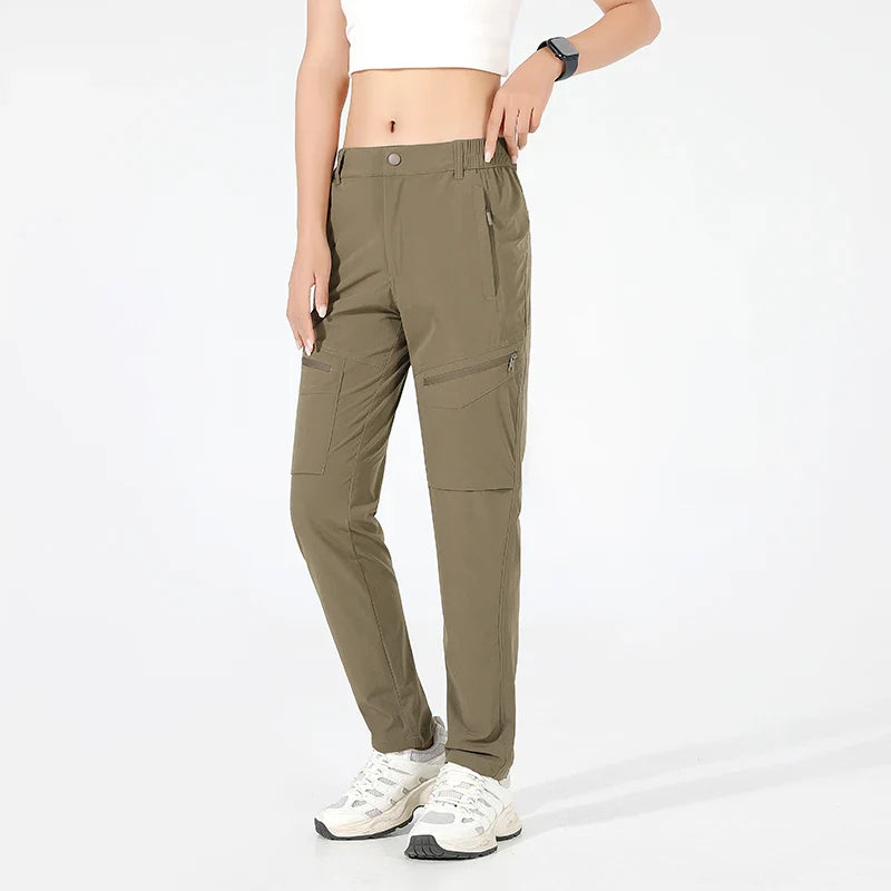 Pantalon Randonnée Femme Léger, Déperlant & Séchage Rapide - Cargo Pants - Esprit Rando