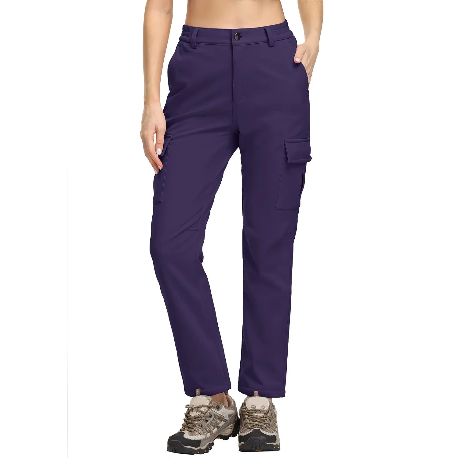 Pantalon Randonnée Femme Hiver Cargo, Chaud, Imperméable & Multi-poches - Cargo Pants - Esprit Rando
