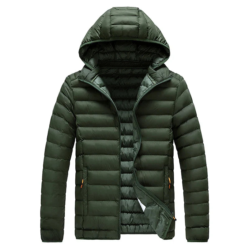 Doudoune randonnée automne hiver pour homme vert