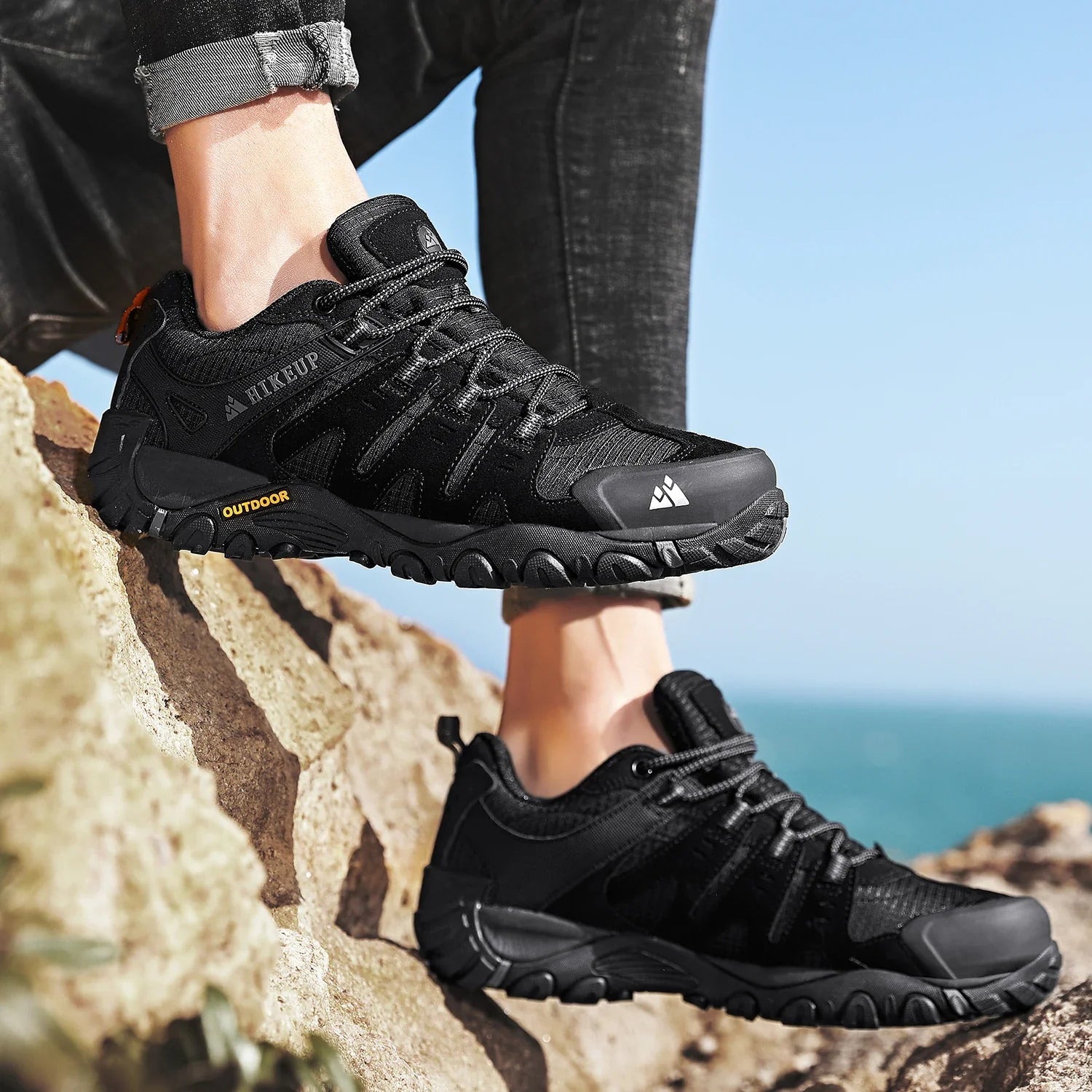 Chaussure Randonnée Homme Basse – Respirantes & Polyvalentes Outdoor - HikeRidge - Esprit Rando