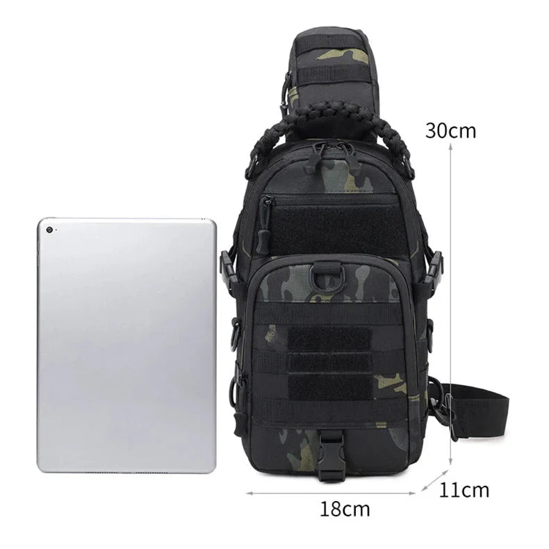 Sacoche Randonnée Tactique MOLLE – Haute Capacité - MollyBag - Esprit Rando