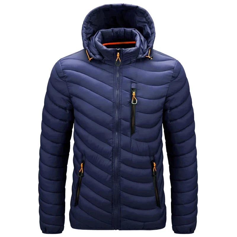 Doudoune de Randonnée pour Homme bleu marine