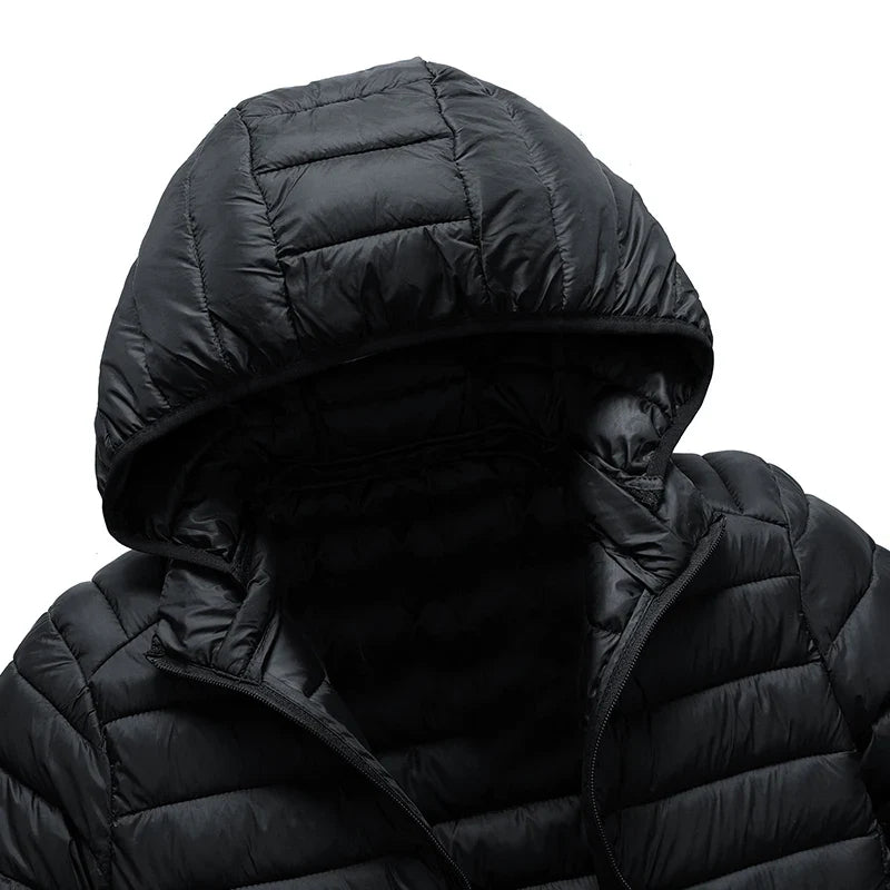 Doudoune randonnée automne hiver pour homme avec capuche