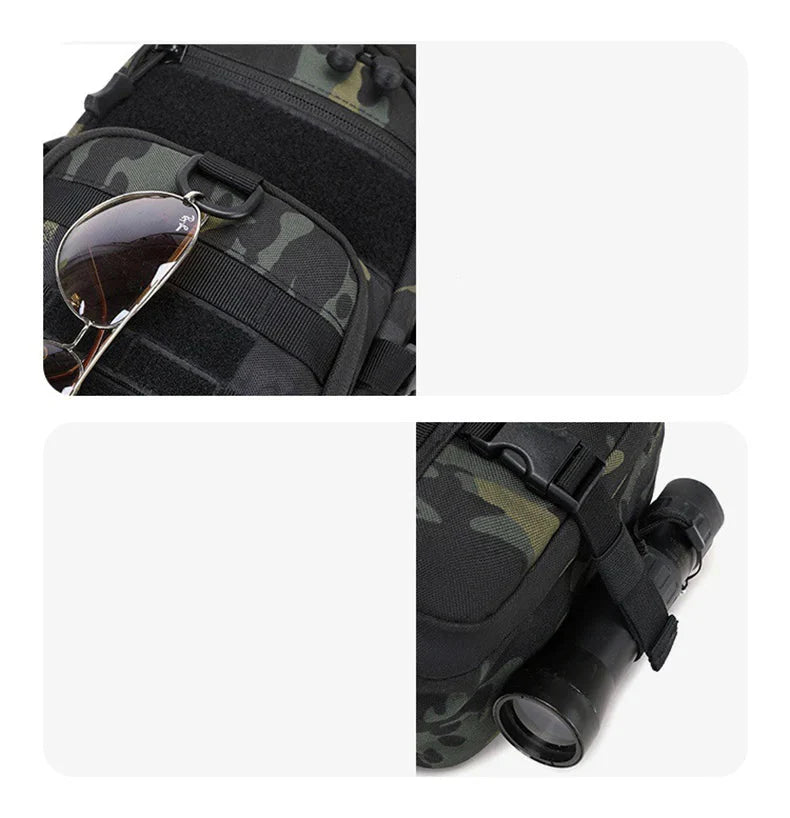 Sacoche Randonnée Tactique MOLLE – Haute Capacité - MollyBag - Esprit Rando