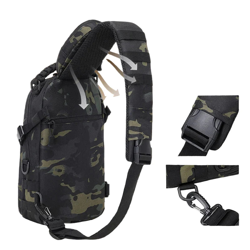 Sacoche Randonnée Tactique MOLLE – Haute Capacité - MollyBag - Esprit Rando