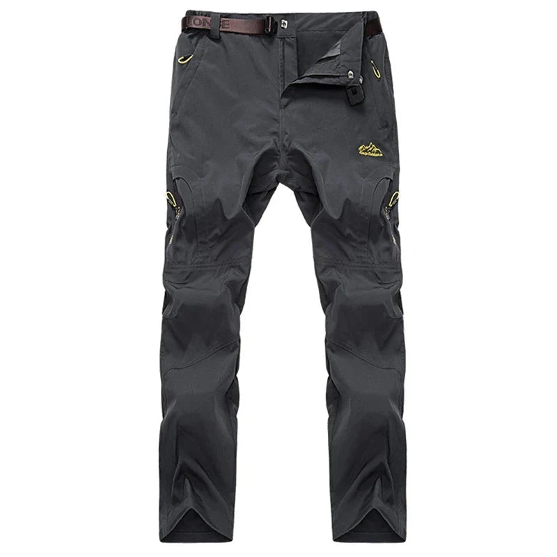 Pantalon de randonnée pour homme avec ceinture noir