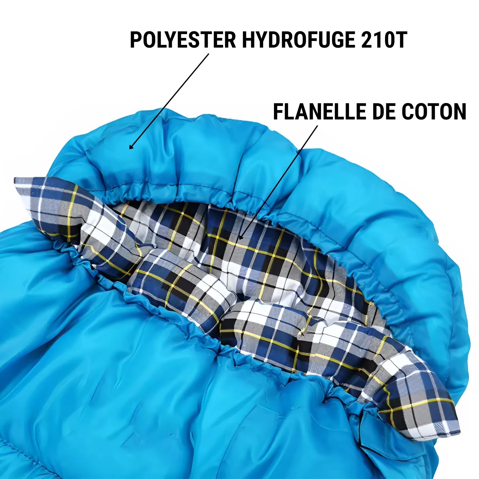 Sac De Couchage Oreiller Intégré