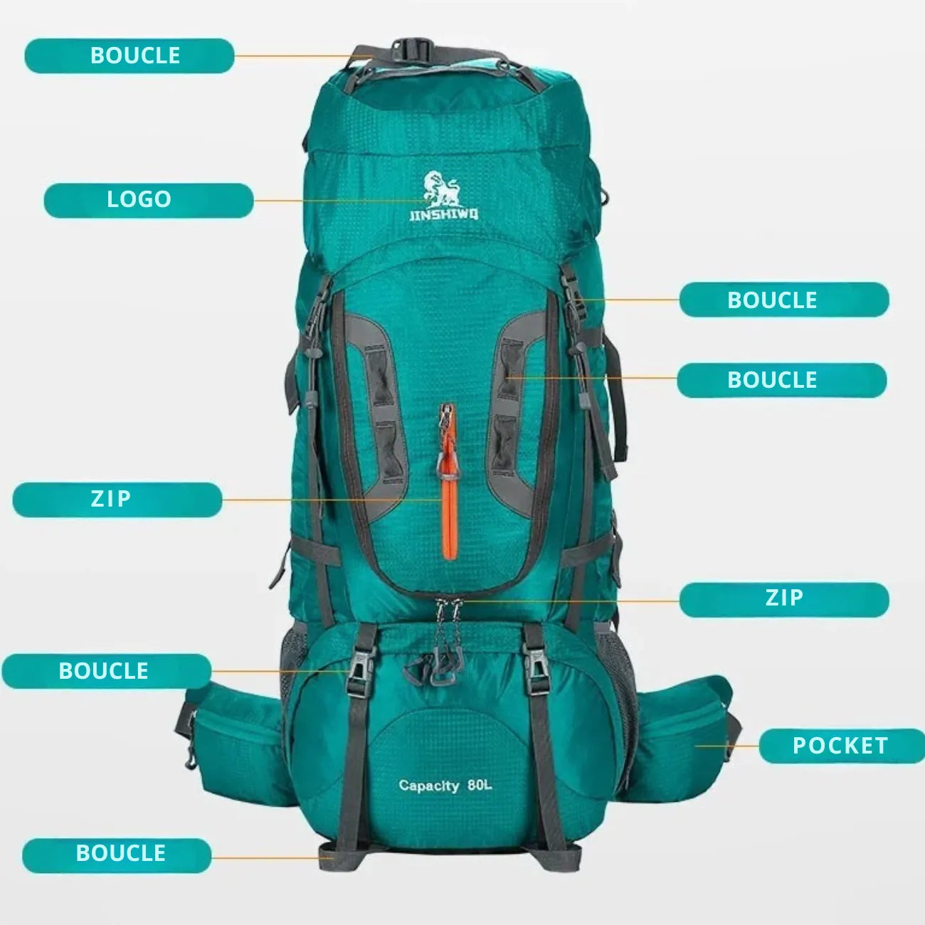 Sac à Dos de Randonnée Imperméable