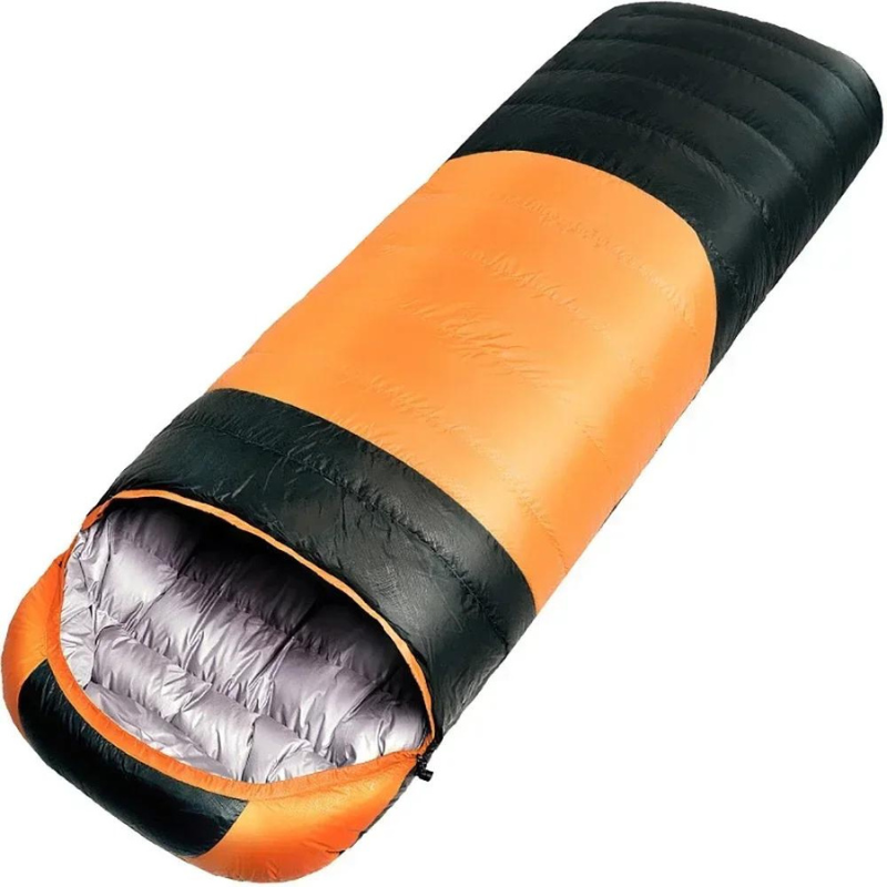 Sac de Couchage Grand Froid avec 4 Zones Chauffantes USB orange