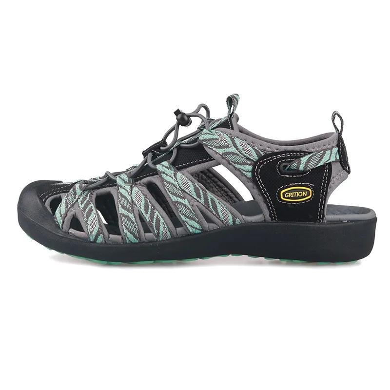 Sandales de Randonnée Femme avec Amorti Talon en EVA gris