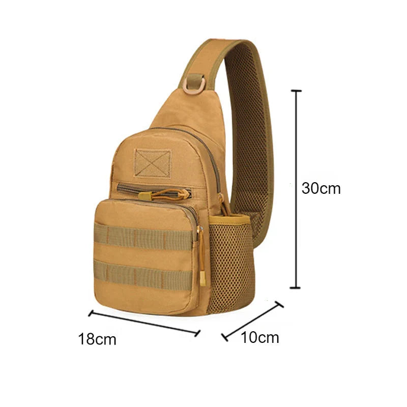 Sacoche Randonnée Tactique Unisexe 20L Étanche & Compacte - MolleTrail - Esprit Rando
