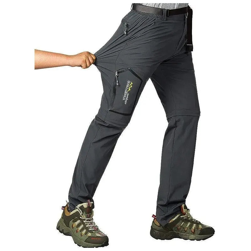 Pantalon de randonnée convertible pour homme élastique