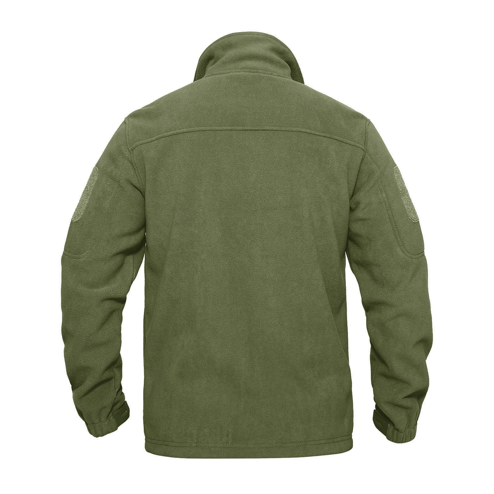 Veste Randonnée Homme Polaire Technique - ThermoGrid Fleece vue arrière en polaire verte