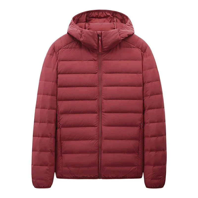 Doudoune de Randonnée Imperméable rouge
