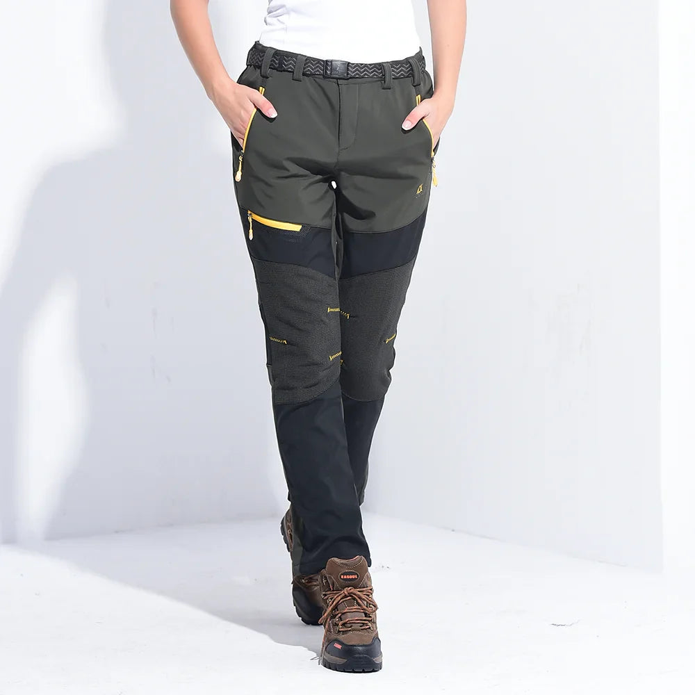 Pantalon Randonnée Femme Slim, Chaud & Imperméable - Trek Pants - Esprit Rando