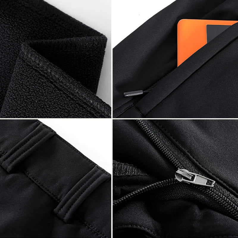 Pantalon Randonnée Homme Softshell Polaire Imperméable - Trekflex Edge - Esprit Rando