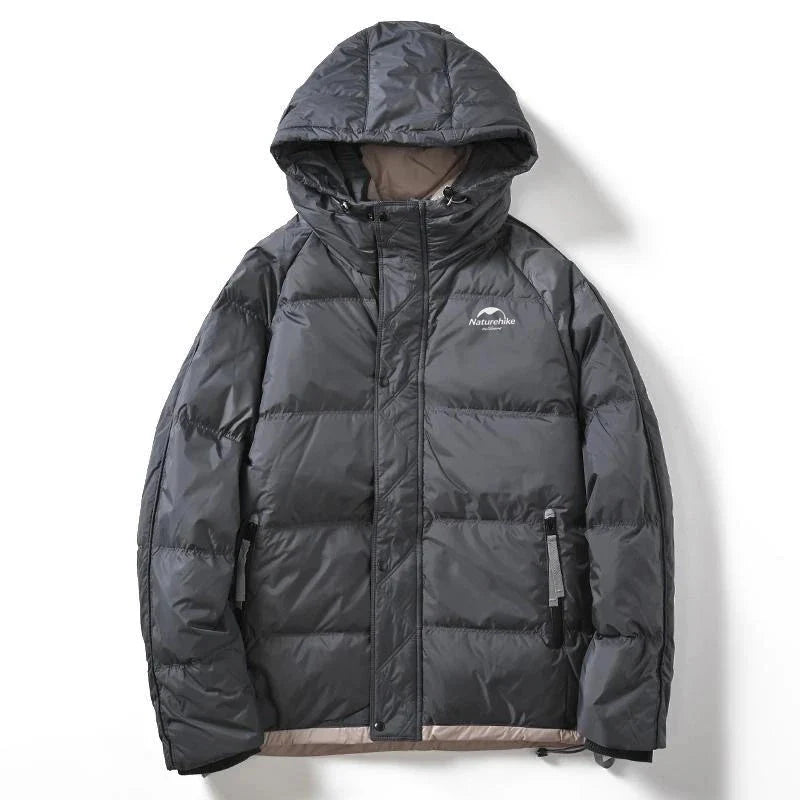 Doudoune randonnée hiver pour homme gris