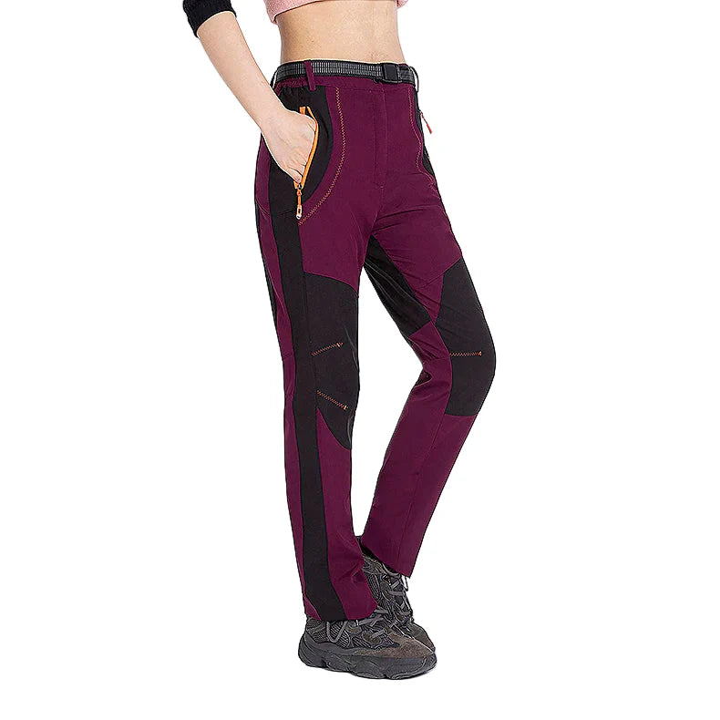 Pantalon Randonnée Femme Hiver Imperméable, Chaud & Résistant - Flex Pants - Esprit Rando