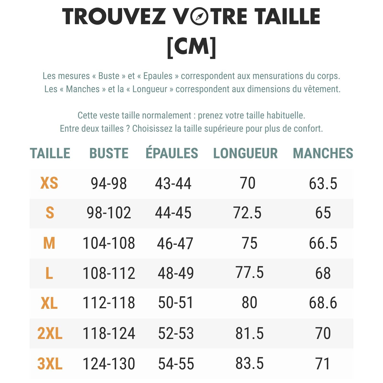 Kway Interieur Polaire