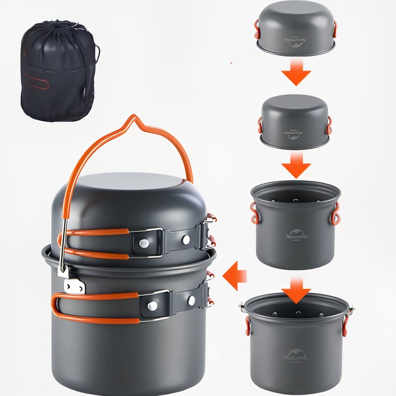 Popote Aluminium Randonnée