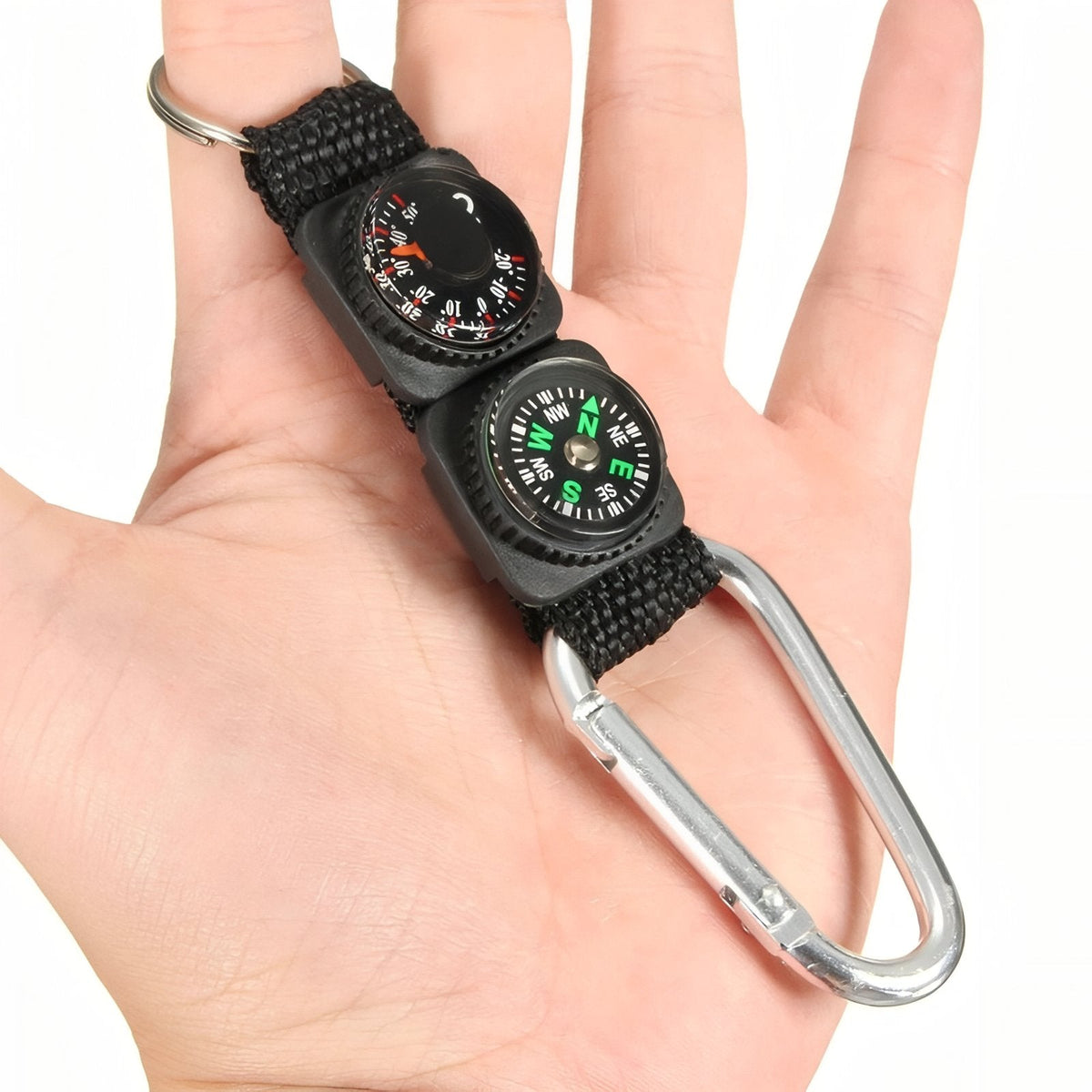 Thermomètre Porte-Clé Avec Boussole