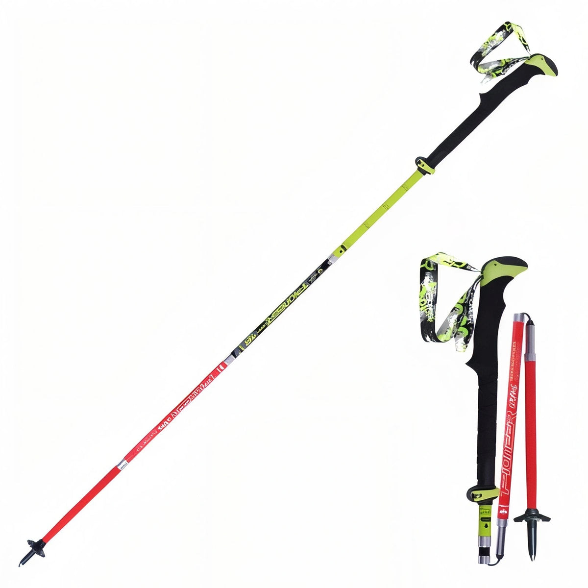 Batons De Randonnée Carbone 2 Brins 1