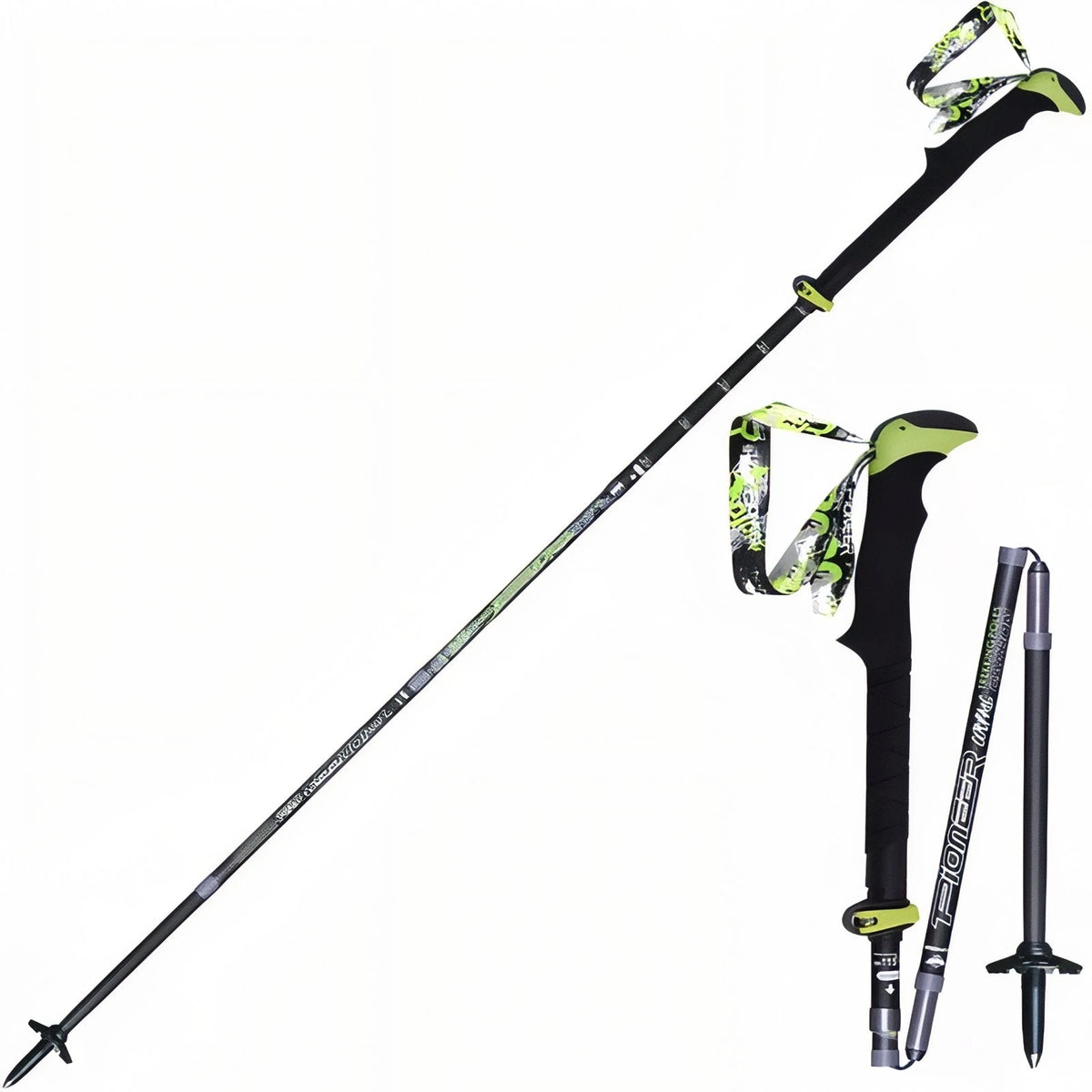 Batons De Randonnée Carbone 2 Brins 18