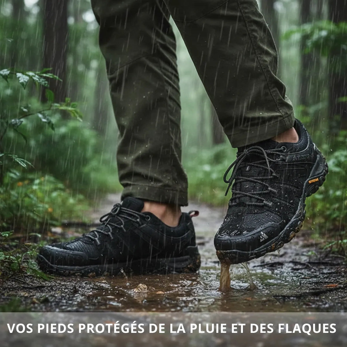 Chaussures Montantes Randonnée En Toile Homme