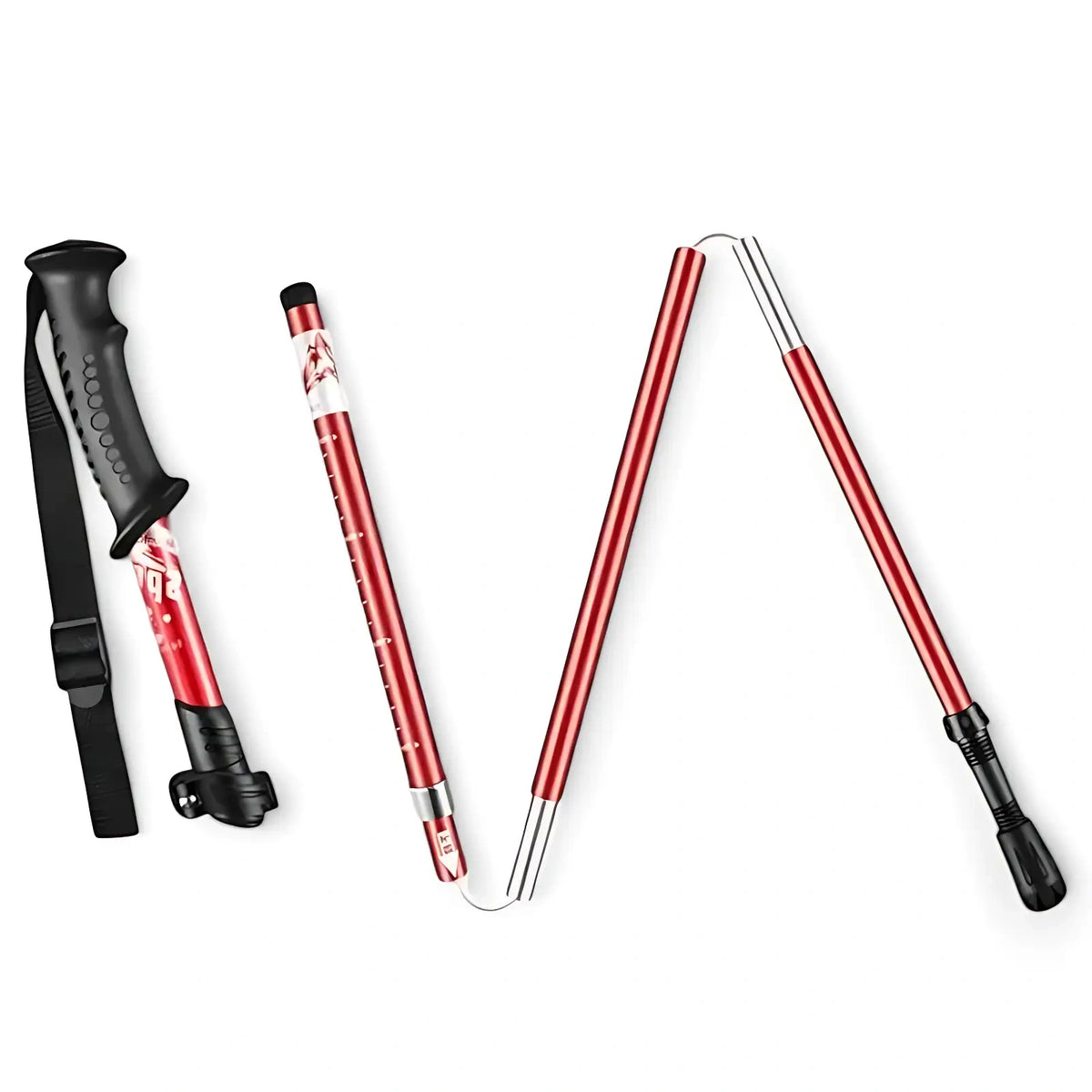 Baton De Randonnée Pliable 4 Brins 2