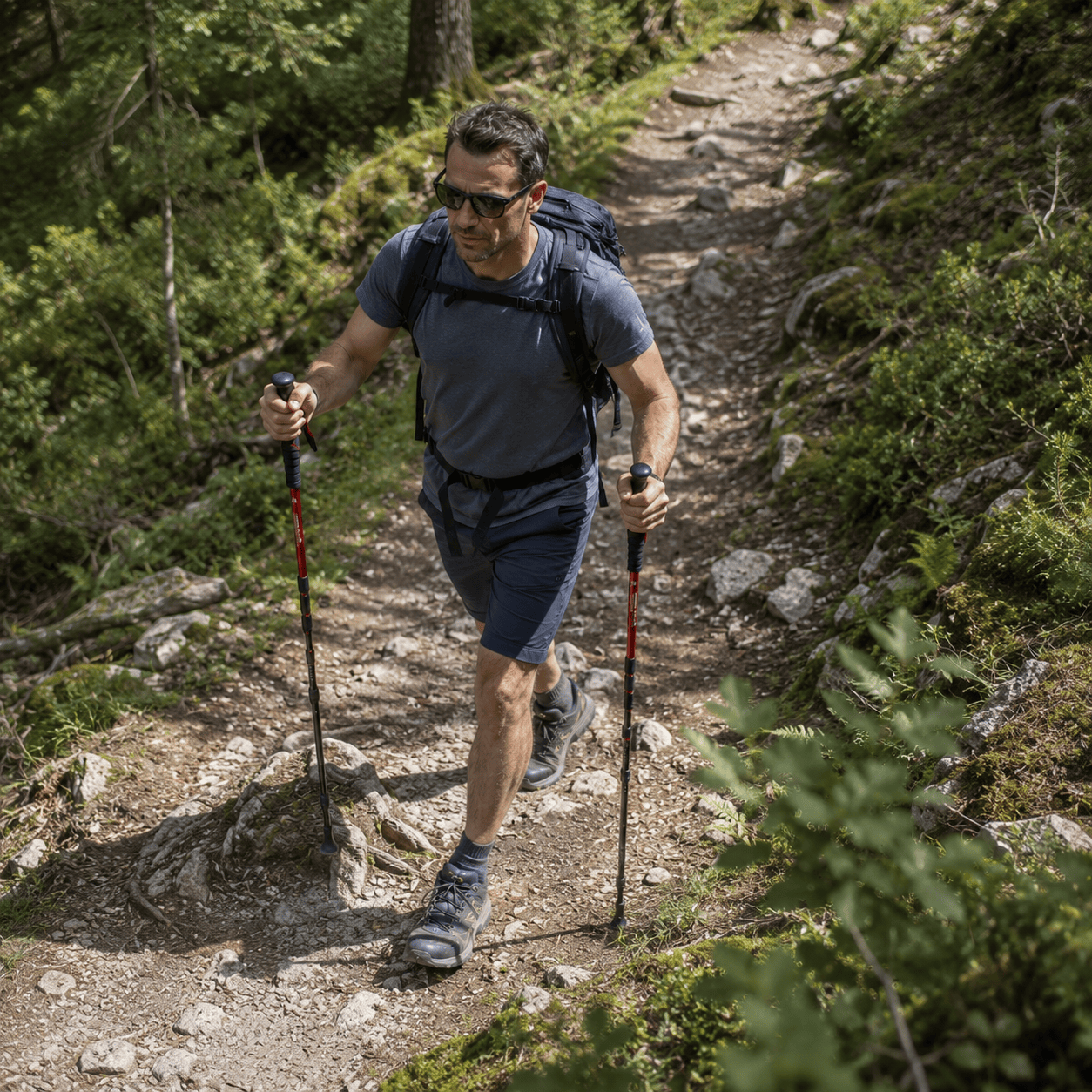Baton Randonnée Avec Amortisseur