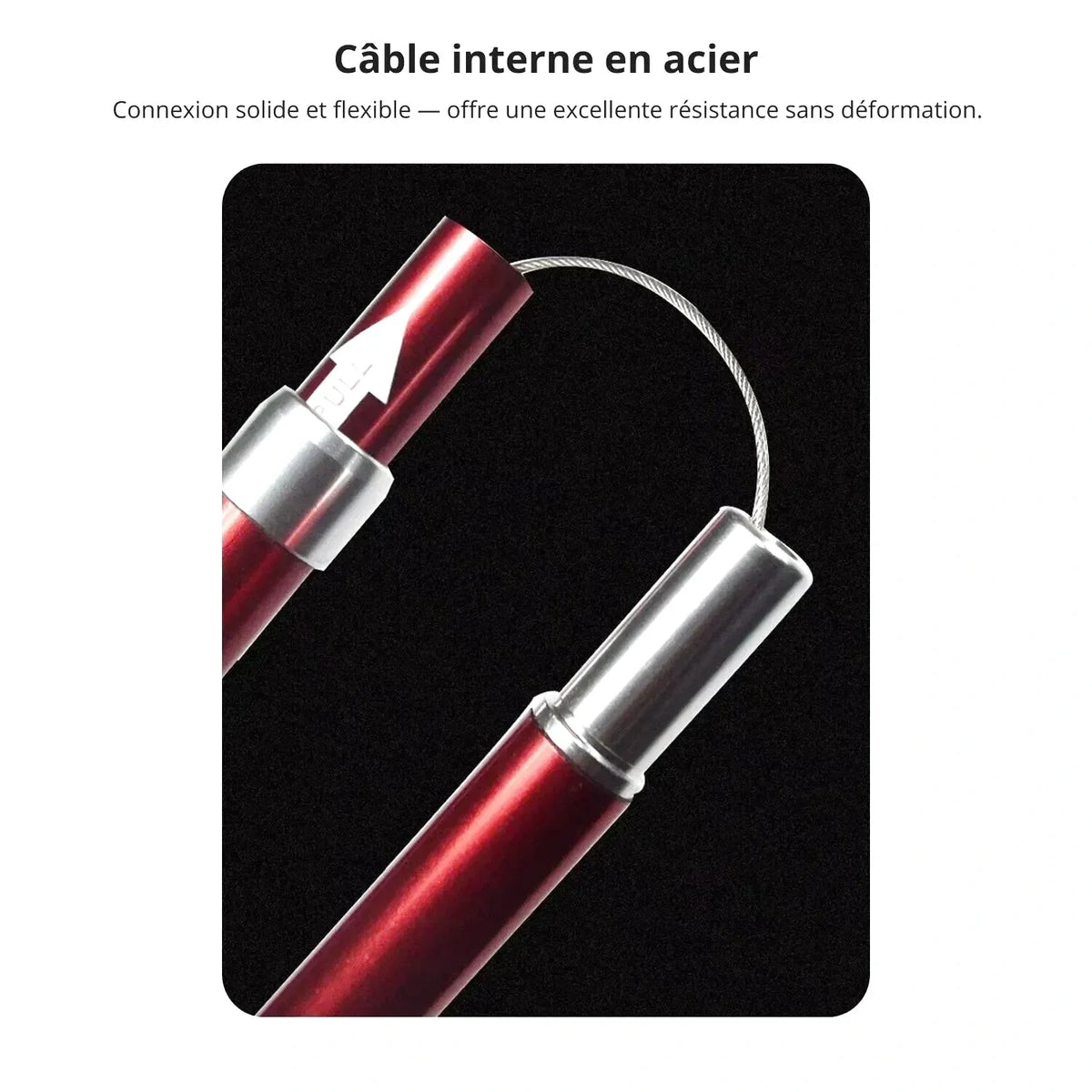 Batons Randonnée Carbone Legers Antishock 3