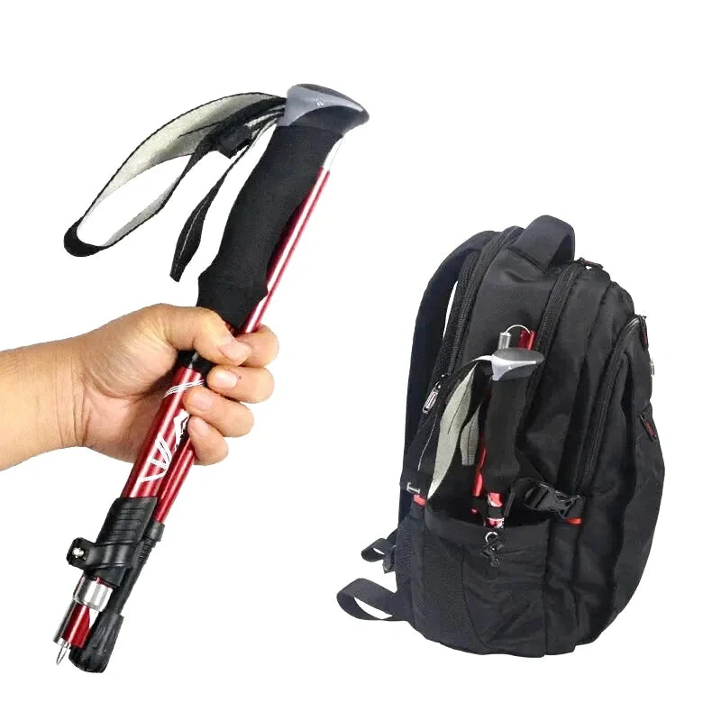 Batons Randonnée Carbone Legers Antishock 9