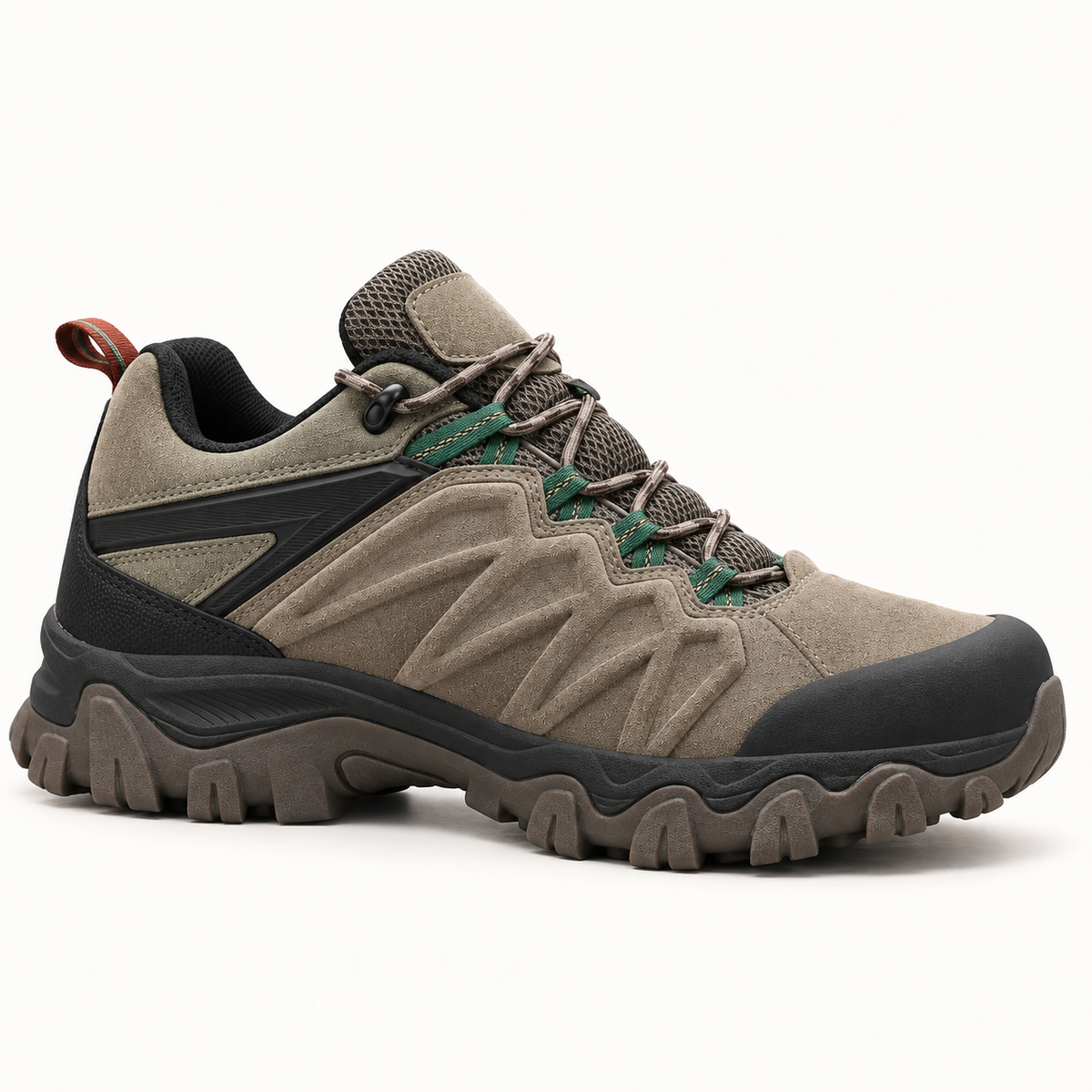 Chaussure randonnée beige homme – profil intérieur