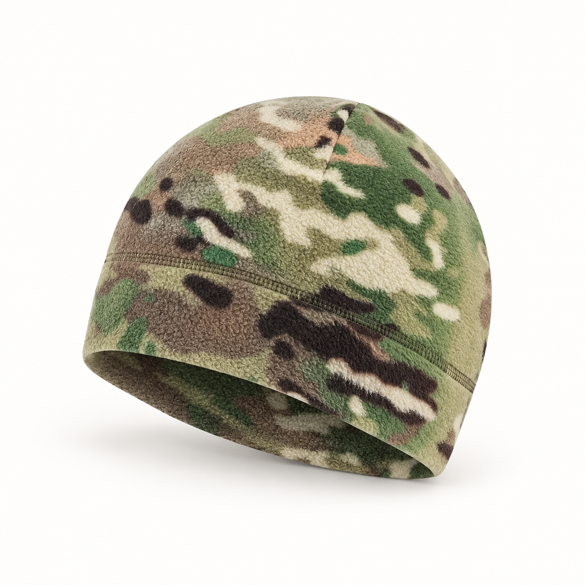 Bonnet fin homme vert – vue de profil