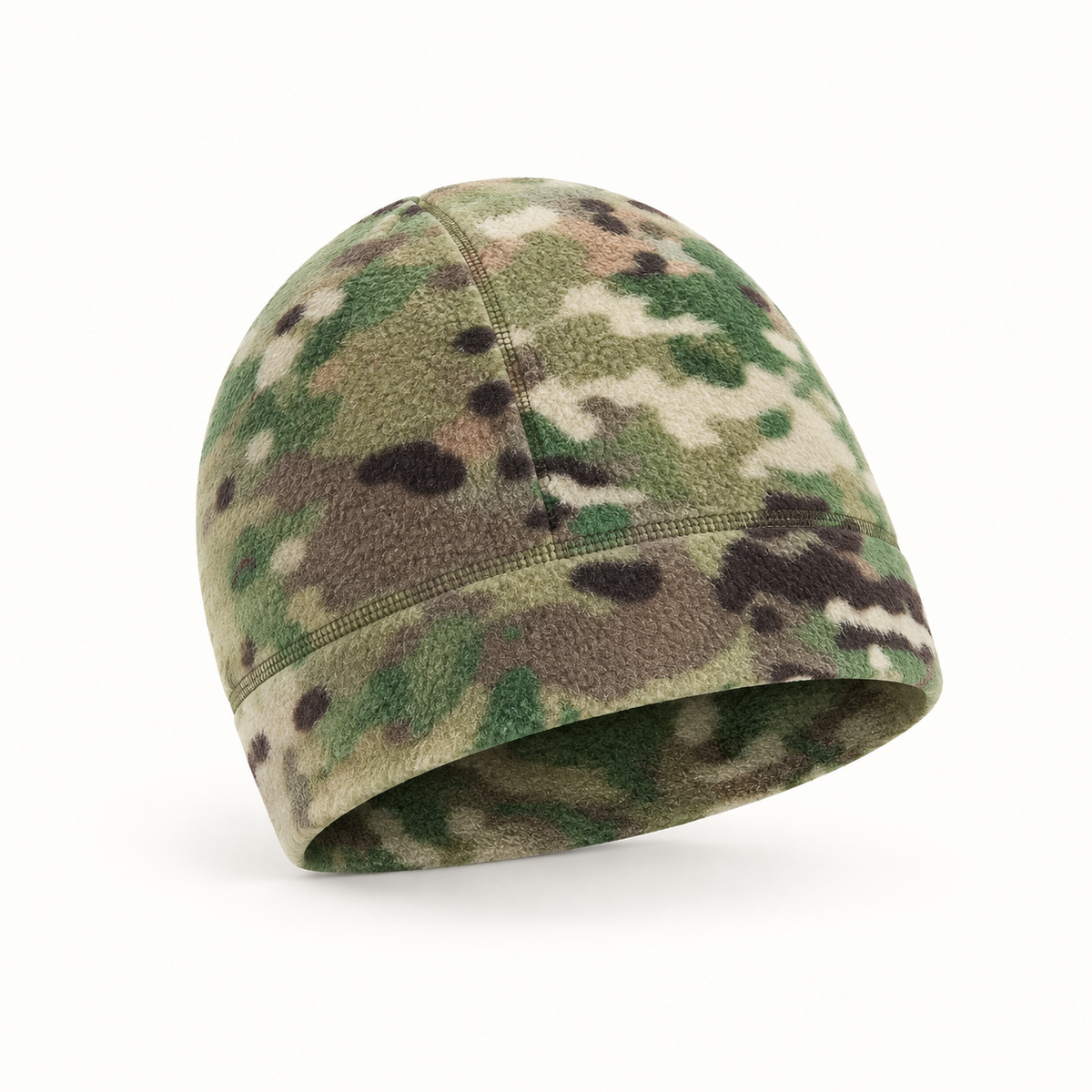 Bonnet fin homme vert – vue trois-quarts opposée