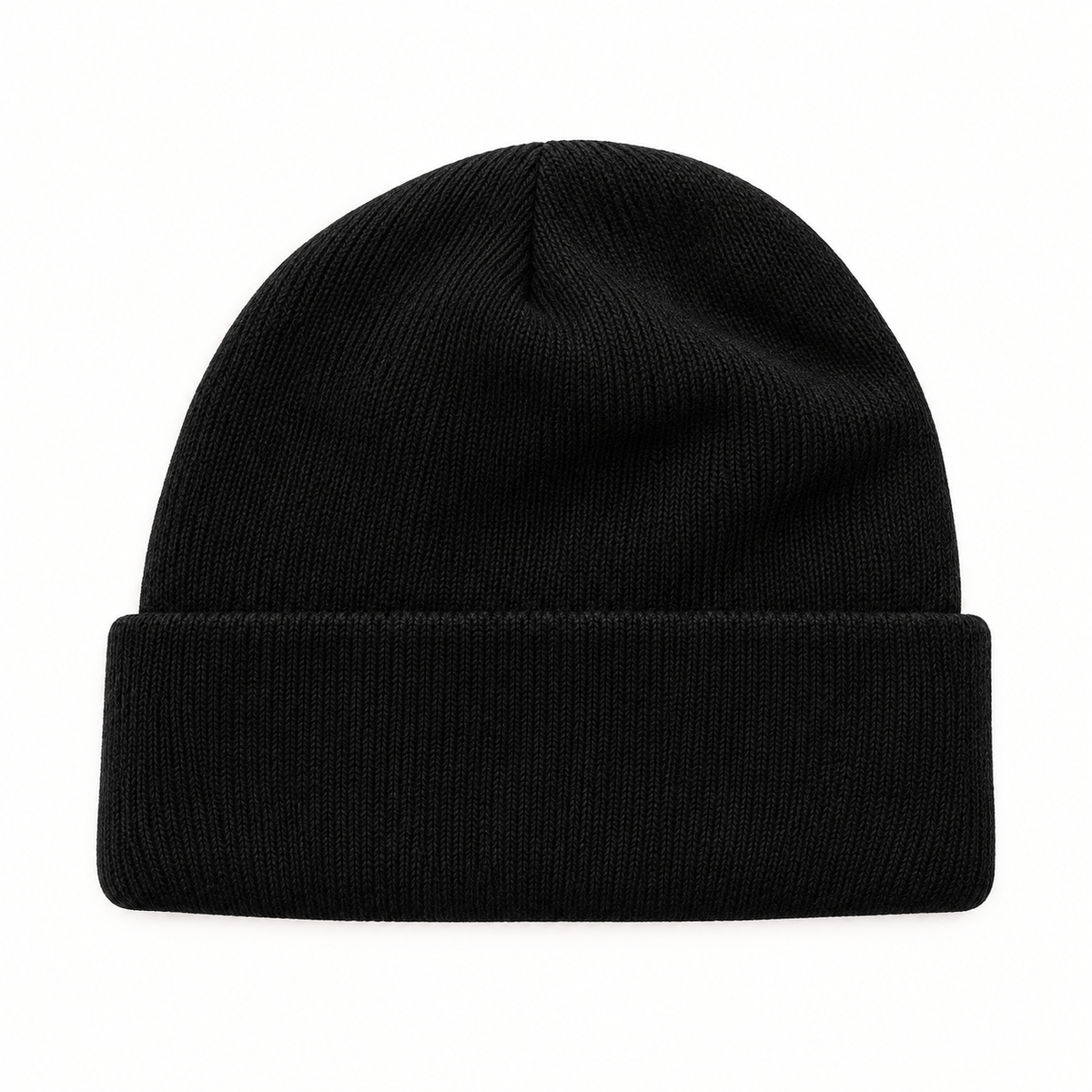 Bonnet sport femme noir – vue à plat