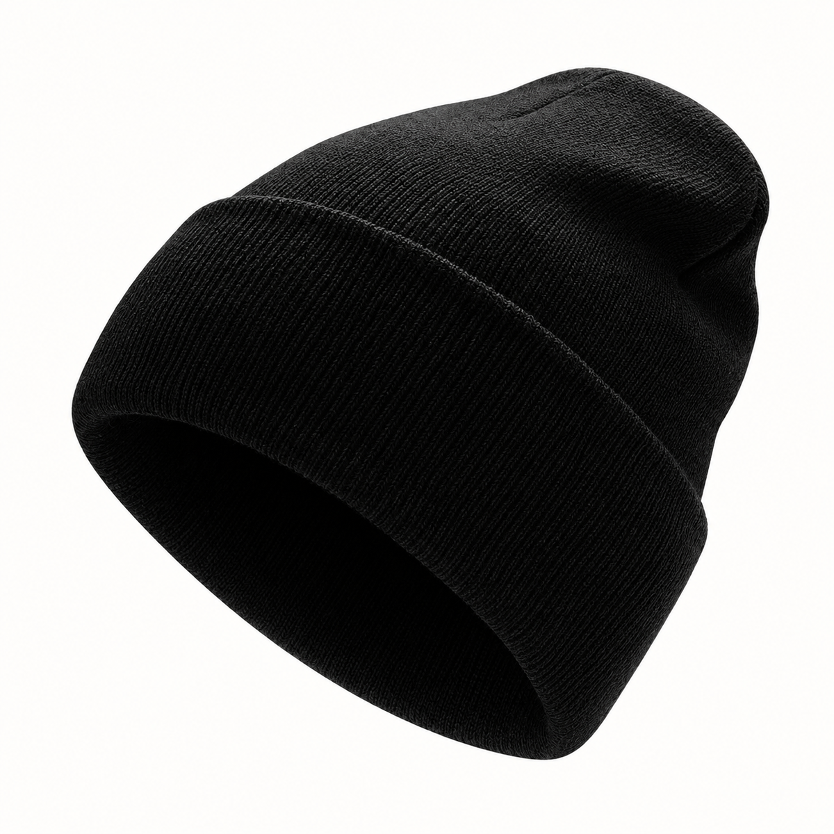 Bonnet sport femme noir – packshot trois-quarts