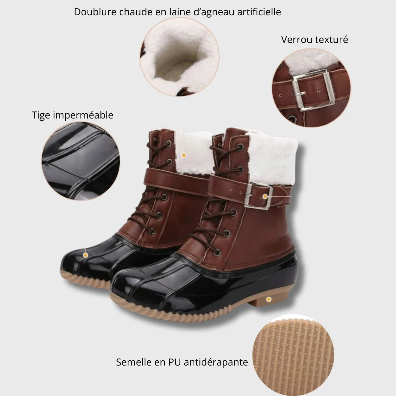Botte Randonnée Montante Femme 4