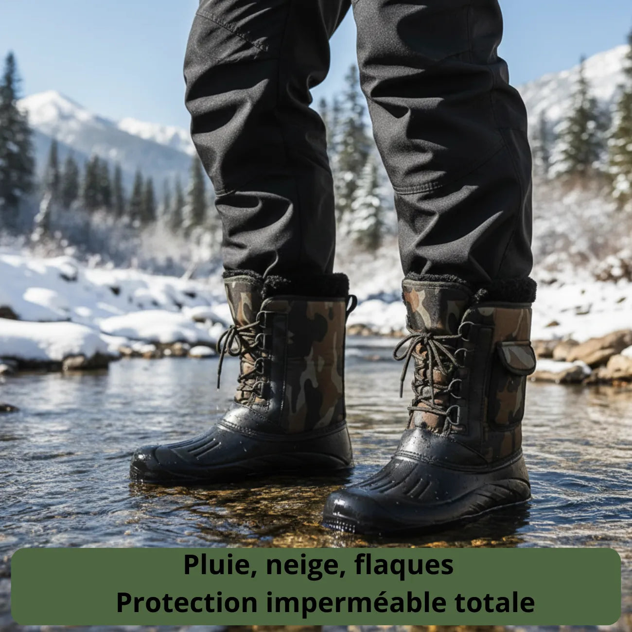 Bottes Randonnée Neige Homme 2
