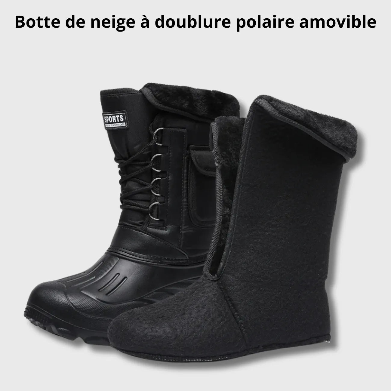 Bottes Randonnée Neige Homme 5
