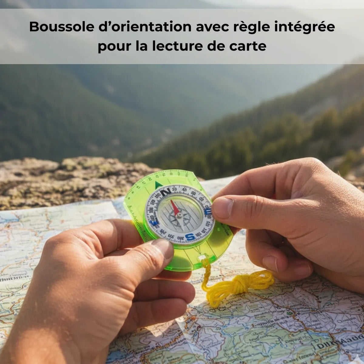 Boussole À Plaquette De Randonnée 2